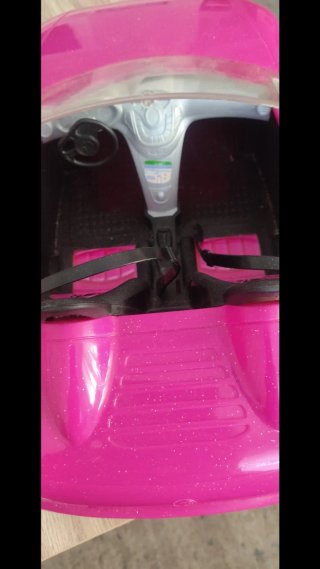 Coche Barbie Rosa con Barbie y Kent