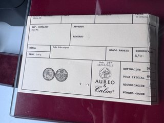 Monedas 50, 20 y 10 centavos Manila  1885