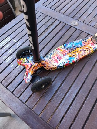 Patinete infantil 3 ruedas con luces
