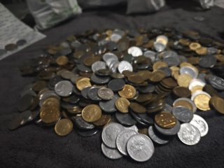 1 kg Monedas Mundiales Variadas