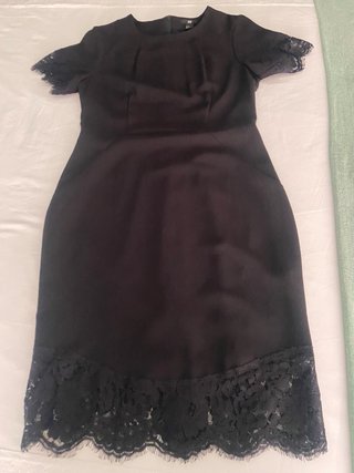 Vestido negro H&M con encaje