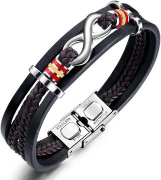 Pulsera NUEVA de España de Cuero para Hombre