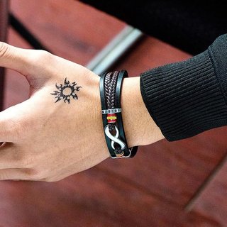 Pulsera NUEVA de España de Cuero para Hombre