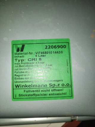Vaso Expansión Winkelmann 8L