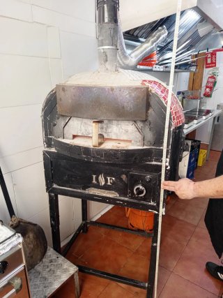Horno de leña y gas IF