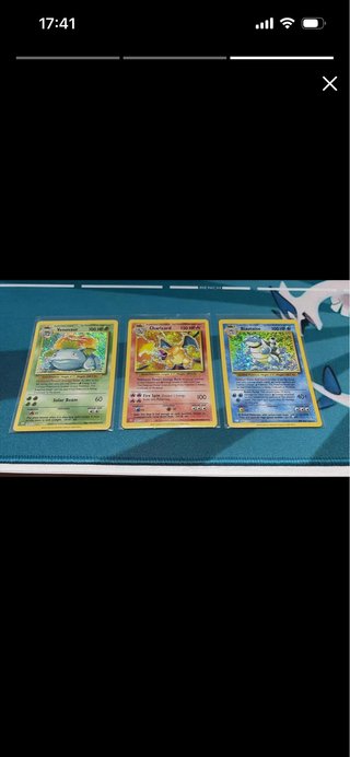 REIMPRESIÓN BASE SET CHARIZARD BLASTOISE VENUSAUR