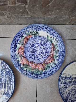 Platos decorativos patio cerámica