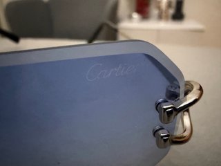 Gafas Cartier Décor C Classique Azul/Dorado