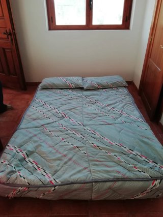 Sofá-cama 2 plazas + 2 hamacas