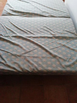Sofá-cama 2 plazas + 2 hamacas