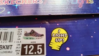 Zapatillas Skechers Niña Luces Corazones TALLA 29