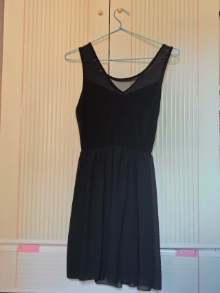 Vestido de fiesta negro lentejuelas