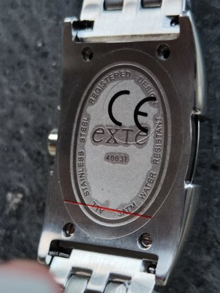 Orologio Exte Nero Argento