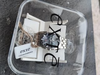 Orologio Exte Nero Argento