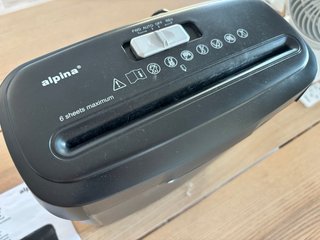 Trituradora de papel Alpina 190W