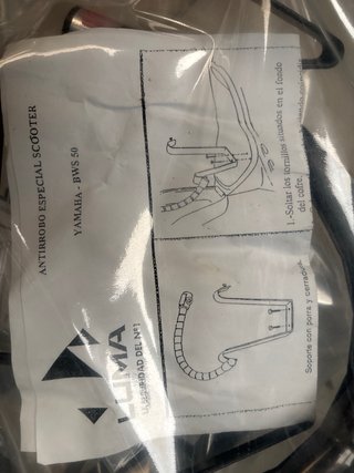 Antirrobo Yamaha BWS NUEVO/ SE VENDE POR UNIDAD