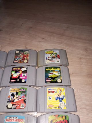 Nintendo 64 Juegos a 25€ cada uno.