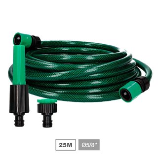 Manguera Verde 25m Ø15MM + Accesorios