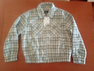 Cazadora Pull&Bear cuadros gris y blanco