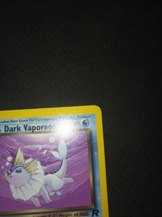 Dark Vaporeon set Rocket Pokémon