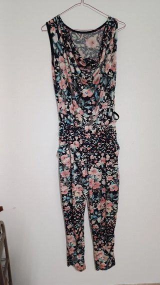 Mono largo floral tirantes