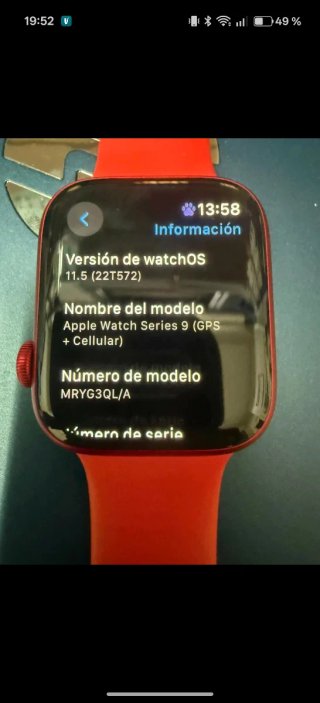 Apple Watch Series 9 GPS + Celular Rojo