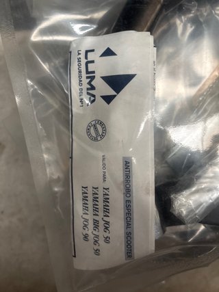 Antirrobo Luma Yamaha Jog 50 NUEVO POR UNIDAD