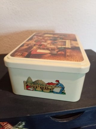 Caja Metálica Vintage Decorada