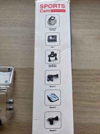 Cámara Deportiva 1080p HD + Accesorios