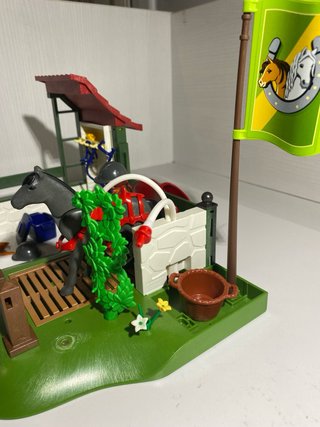 Caballos: lavadero Playmobil, Libros, Mochila ...