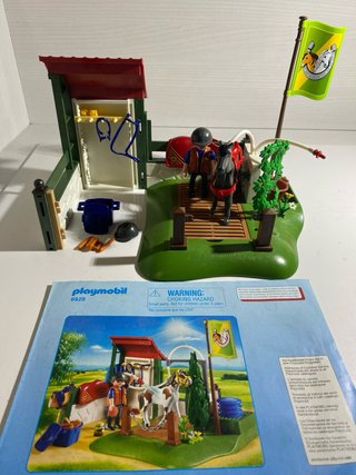 Caballos: lavadero Playmobil, Libros, Mochila ...