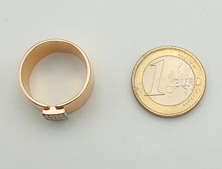 Anillo Oro 18k Circonitas 12.22 gr