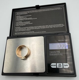 Anillo Oro 18k Circonitas 12.22 gr