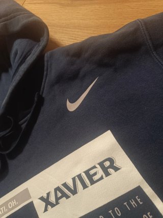 Nike Xavier University College Hoodie Navy Size L
