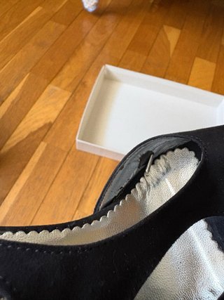 Scarpe con tacco e plateau nere 39