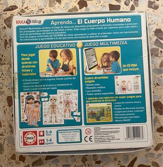 Educa Puzzle El Cuerpo Humano Multimedia