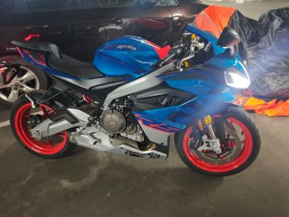 Aprilia RS660 A2 Moto Deportiva Azul/Roja