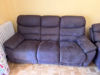 Conjunto de sillones eléctricos reclinables