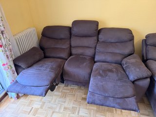 Conjunto de sillones eléctricos reclinables