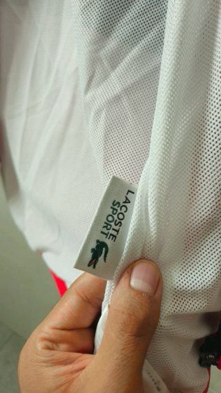 Chaqueta Cortavientos Tricolor Lacoste Talla L