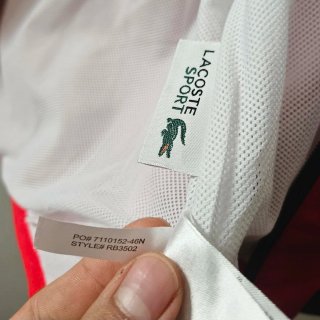 Chaqueta Cortavientos Tricolor Lacoste Talla L