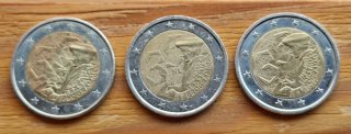 3 Monedas 2€ Erasmus Holanda Francia y España