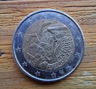 3 Monedas 2€ Erasmus Holanda Francia y España
