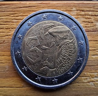3 Monedas 2€ Erasmus Holanda Francia y España
