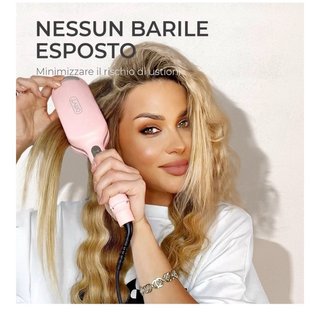 TYMO ROVY Piastra Onde Capelli Rosa Grigio