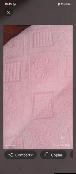 2 Colchas Rosas Claras Cama Pequeña