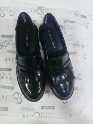 Mocasines mujer Green Coast negros talla 38