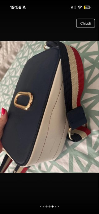 Borsa tricolore stile Marc Jacobs