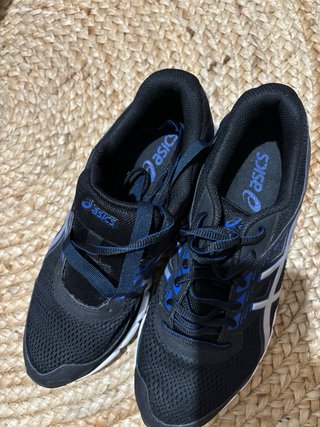 Zapatillas Asics Negras y Azules