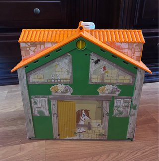 Granja de muñecas con animales y casa